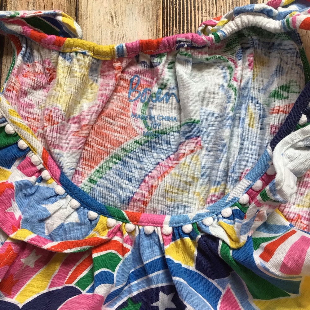 Mini Boden Rainbow Star Romper 9/10 - Picture 3 of 3